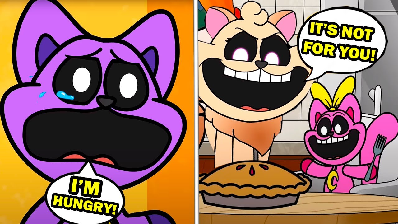 CATNAP's Childhood is SO SAD! - Mom Loves CATNAP'S SISTER More Than HIM! Cartoon Animation Reaction
