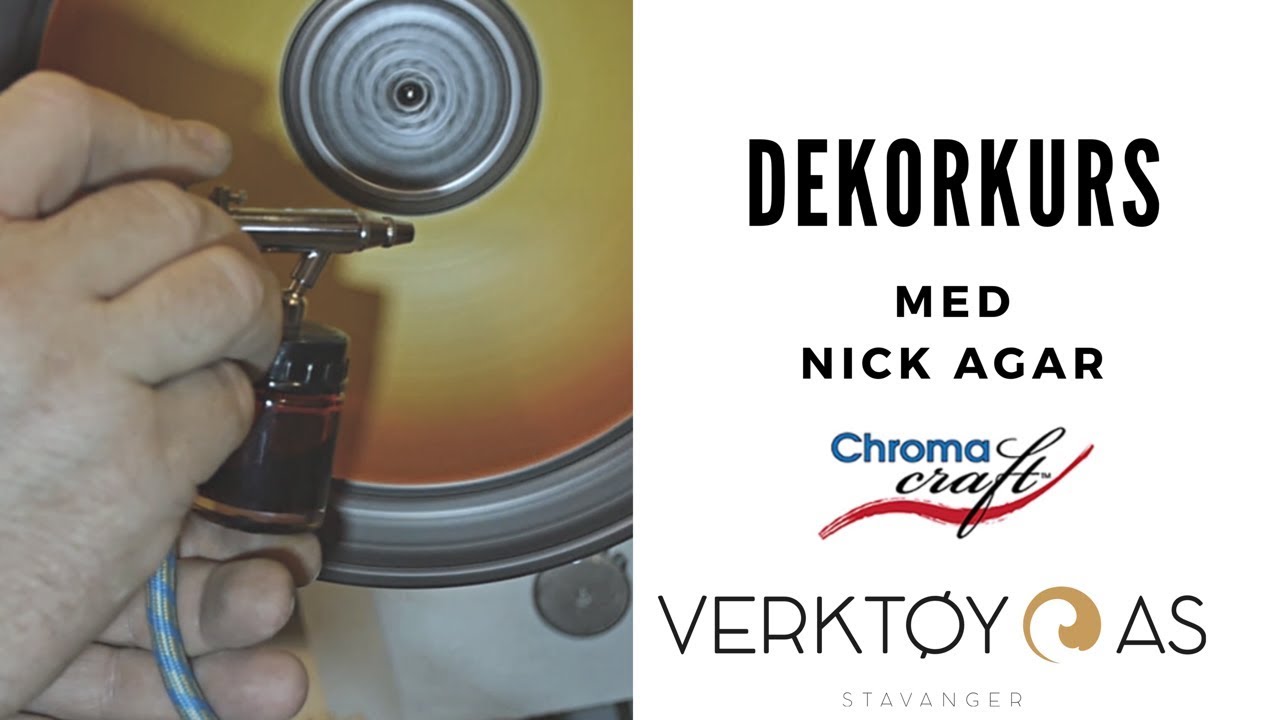 Dekorkurs med Nick Agar hos Verktøy AS