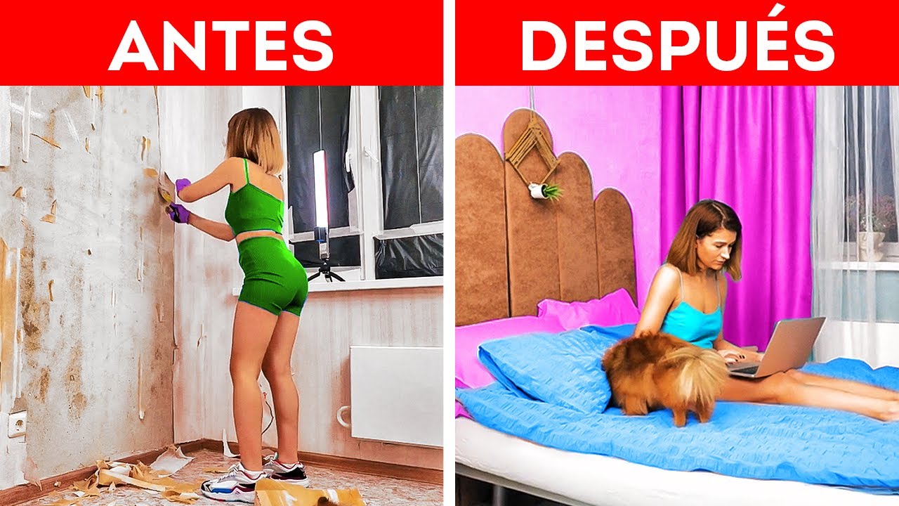 Increíble Dormitorio Makeover Y DIY Ideas de decoración para el hogar