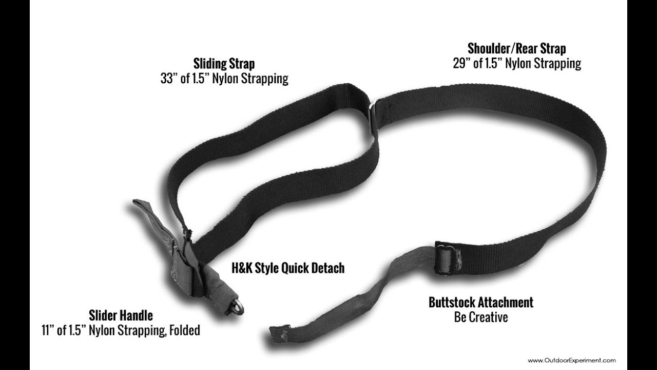 How to make a 2-Point Tactical Sling - DIY