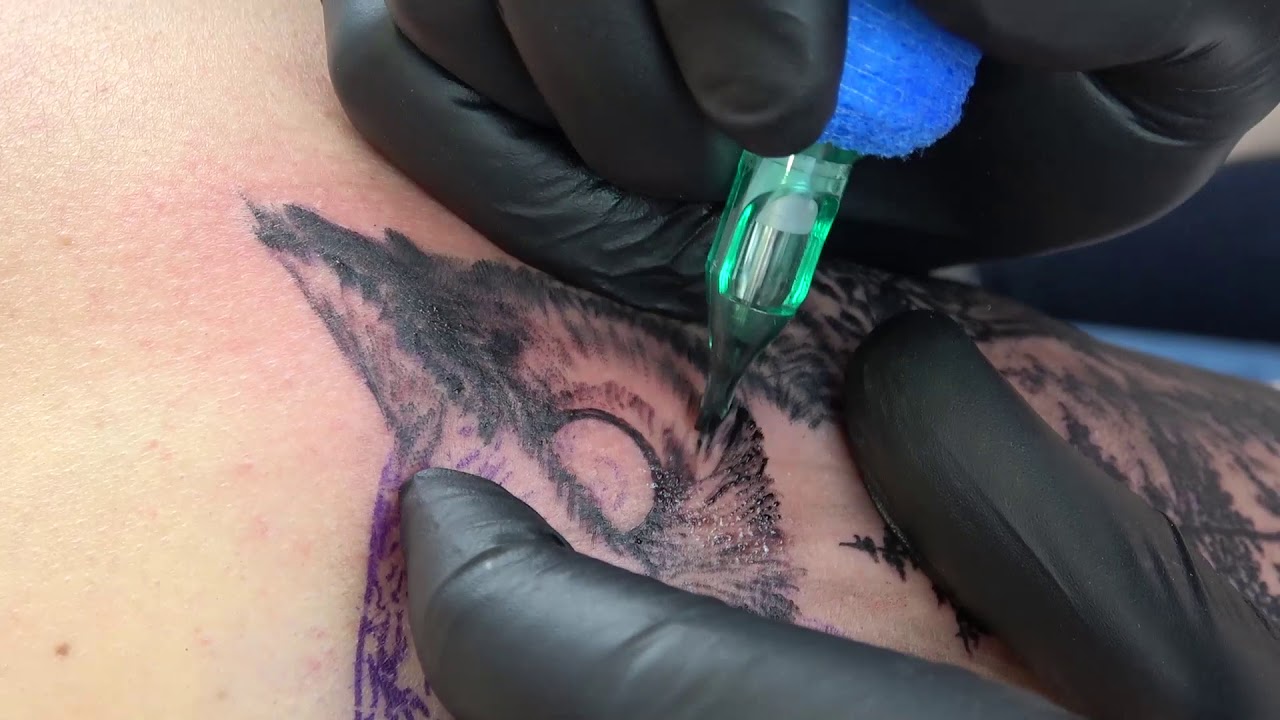 Татуировка Арт сова