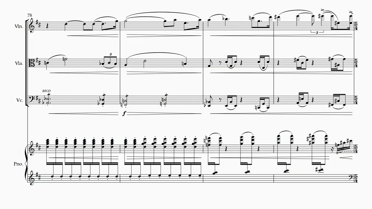 The Gryphon: Poem for Piano Quartet