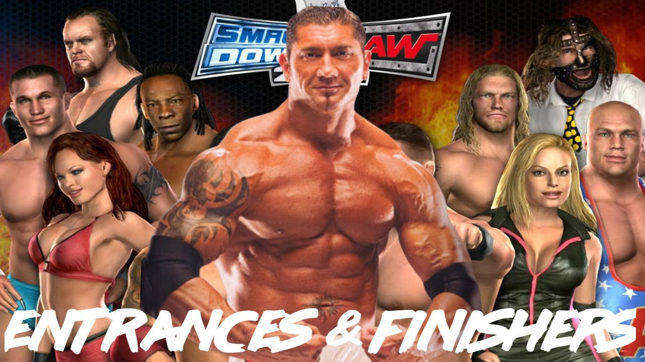 WWE Smackdown vs Raw 2006 Entrances & Finishers Batista