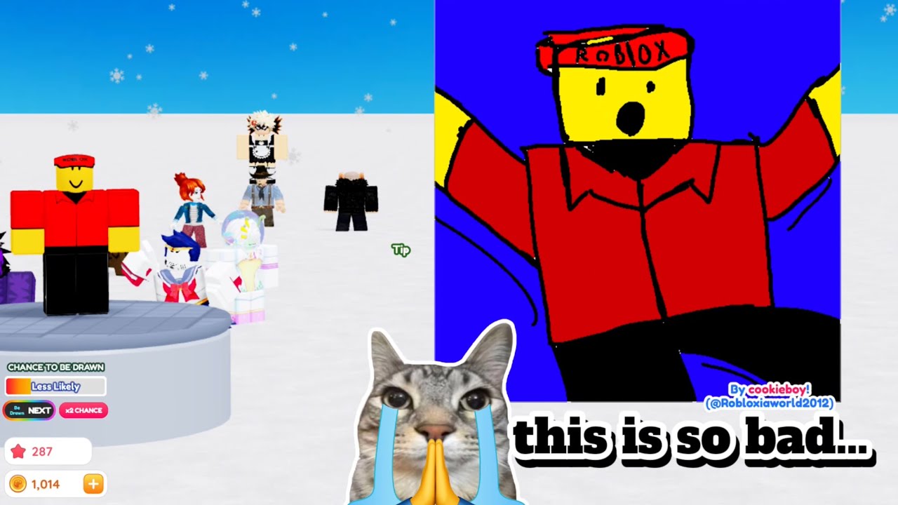 Roblox DRAW ME (i kinda sucked…)