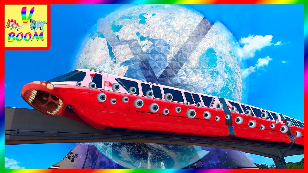 ПОЕЗД ПОЖИРАТЕЛЬ в Реальной Жизни 🚂 спасает Планету в парке EPCOT!!!
