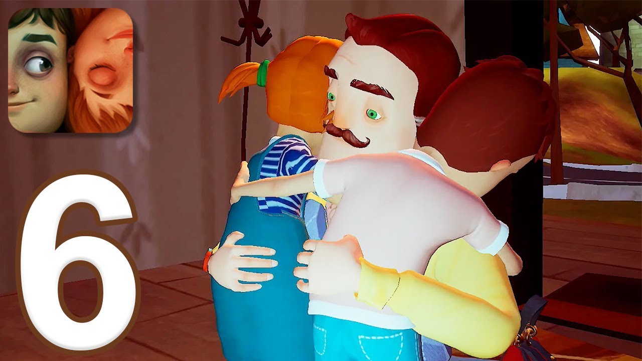Hello Neighbor Hide & Seek Mobile — Прохождение игрового процесса, часть 6 — Все ролики (iOS)