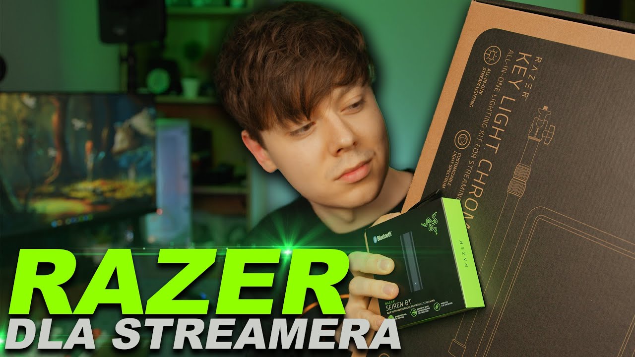 RAZER DLA STREAMERÓW i IRL? 🐍 - Razer Key Light Chroma i Seiren BT | Test i recenzja!
