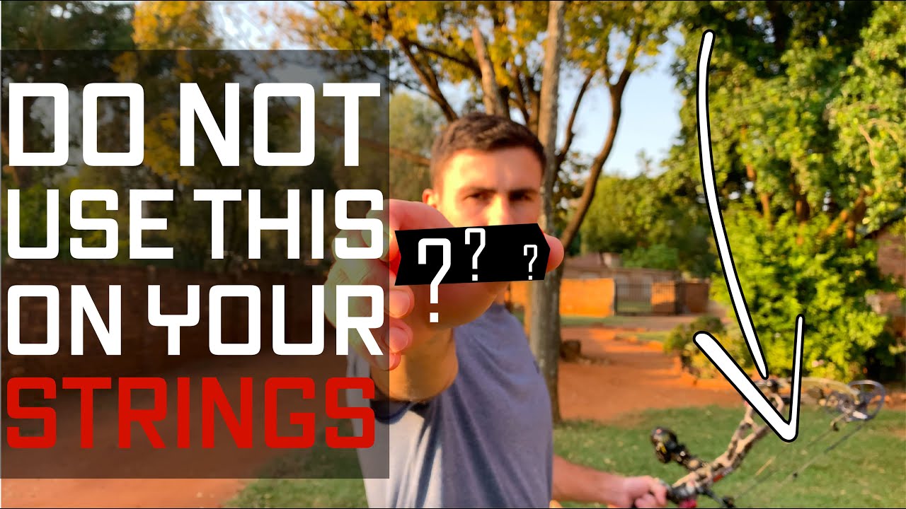 DO NOT put THIS on YOUR STRINGS!!! | Waxing and maintaining your bow strings and cables.