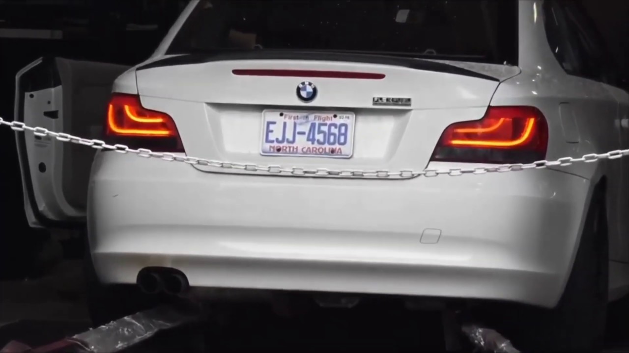 1M N52 SHOOTING FLAMES ON DYNO E85!
