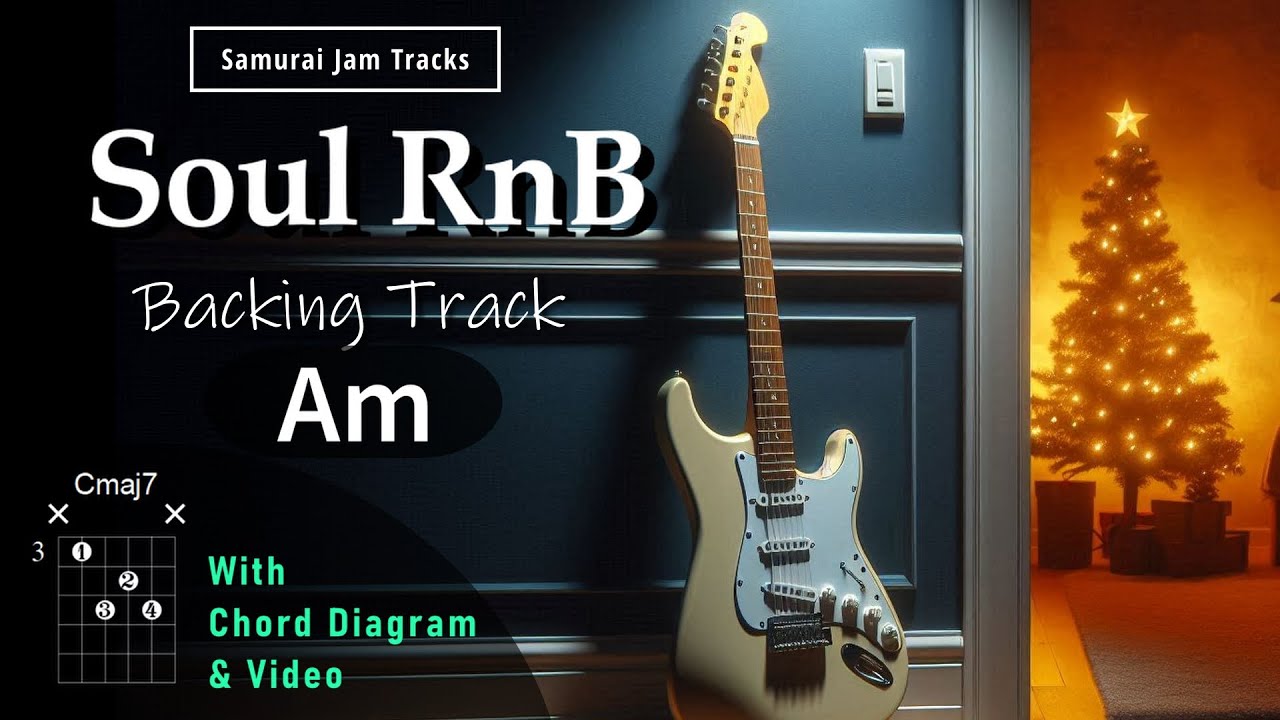 Soul RnB Guitar Baking Track in A minor