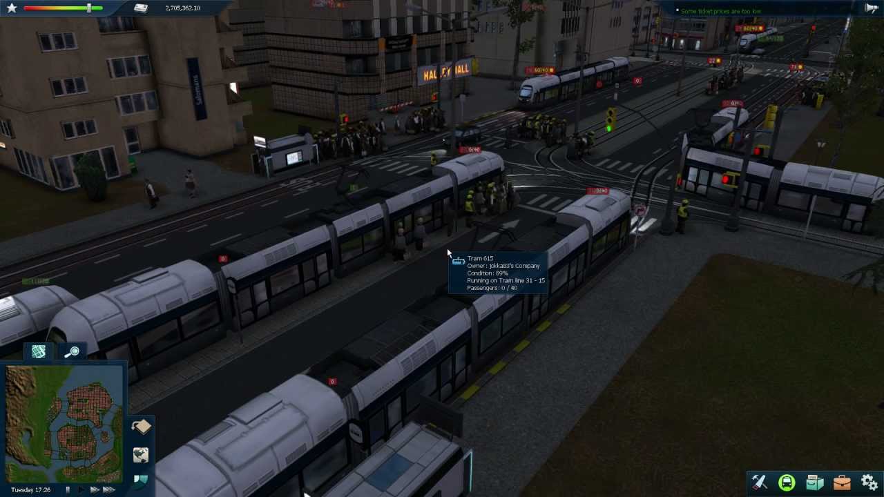Cities in Motion 2 - Scenes from the busy Central City