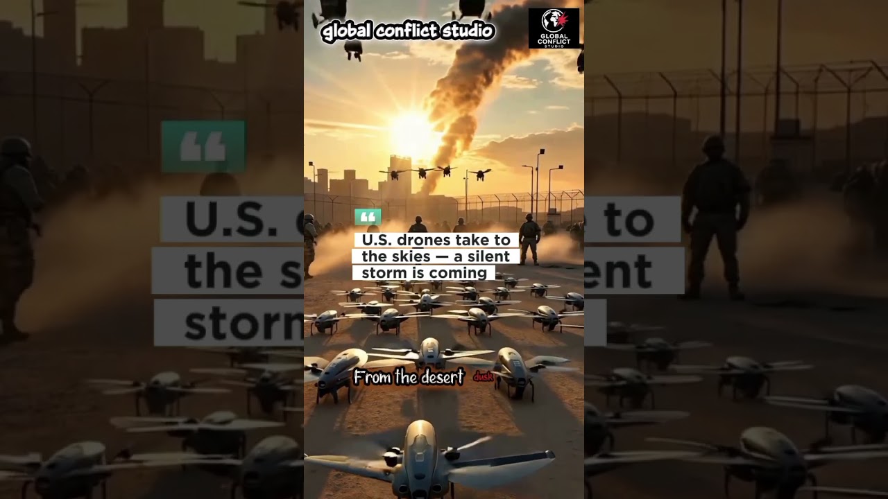 Operation Iron Dawn: U.S. Drone Swarm Retaliation—Launch from the Desert