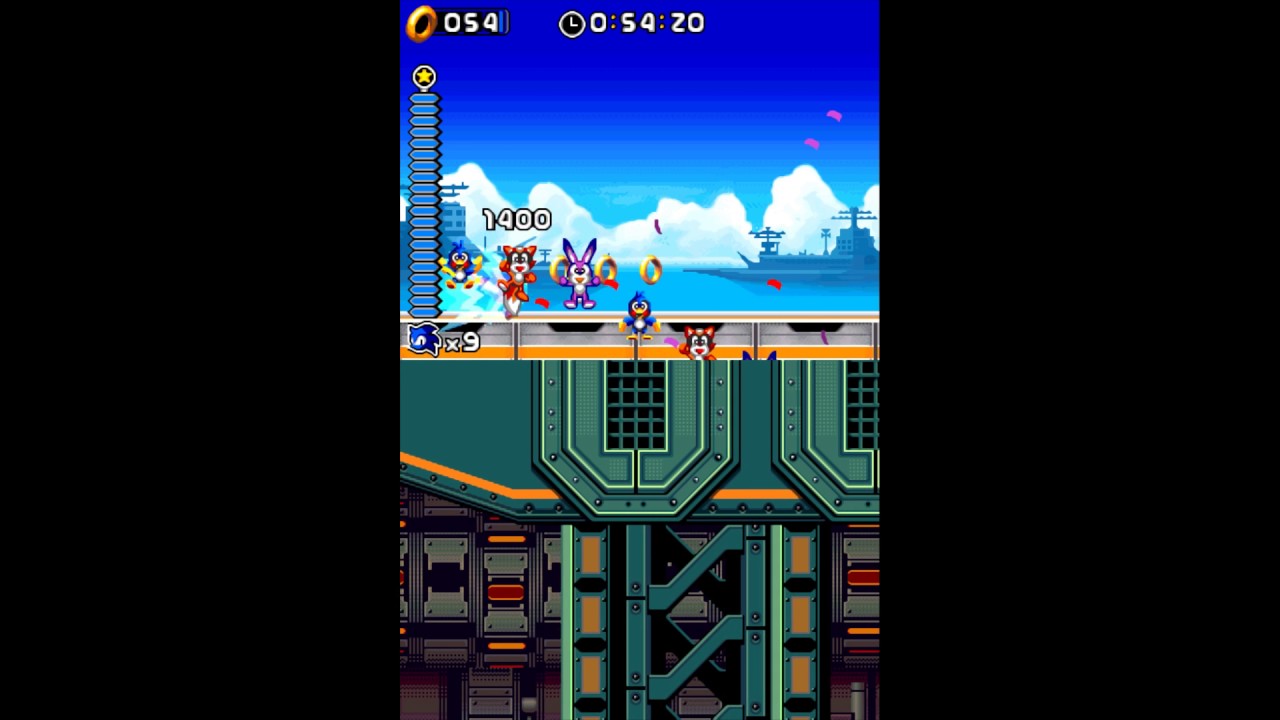 DesMuMe Sonic Rush Huge Crisis Act 1 - Sonic, 1080p 60FPS