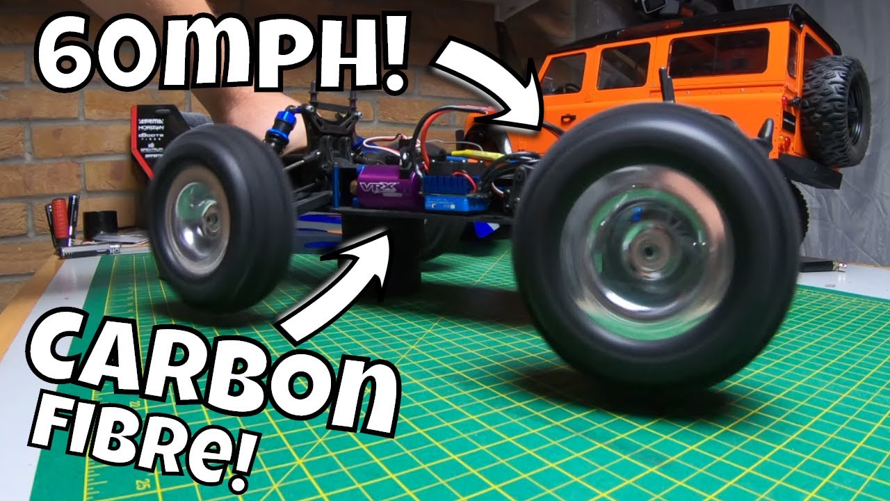 60mph Carbon Fibre Basher! VRX Racing 'Pro' Brushless RC Car, full carbon fibre chassis!