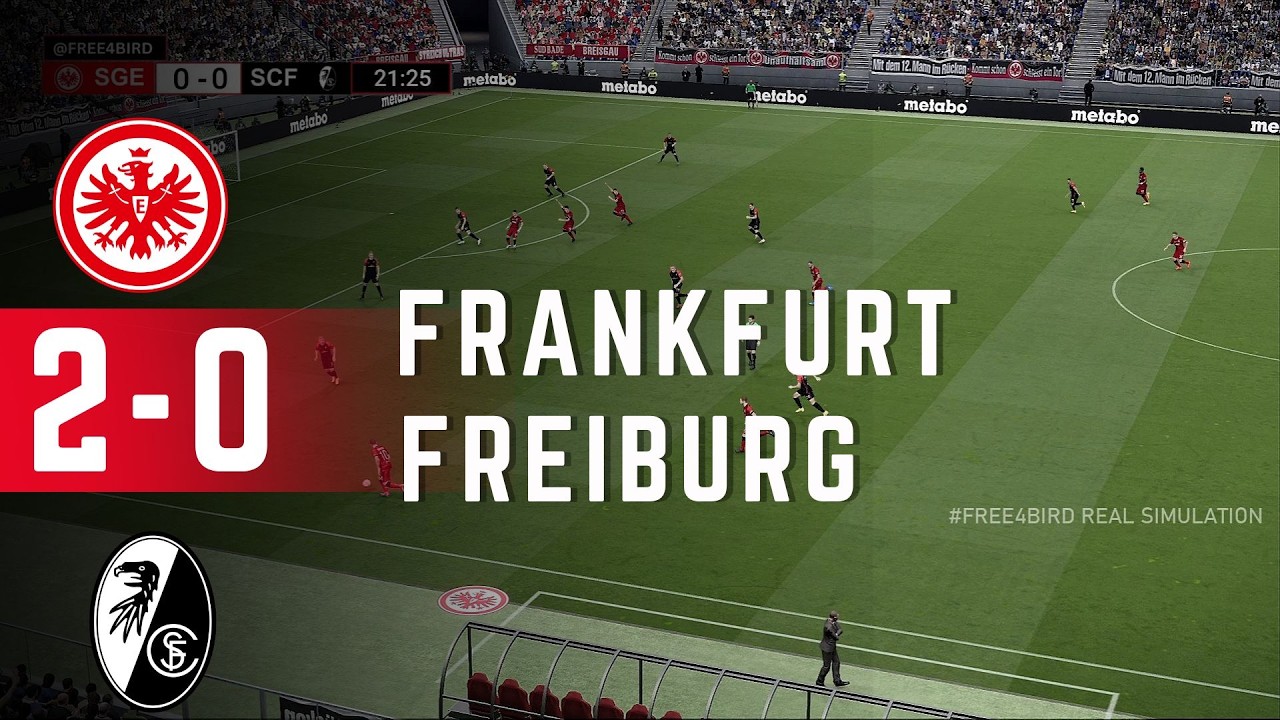 Eintracht Frankfurt gegen Freiburg LIVE | 🇩🇪 Bundesliga 2026 | Spielsimulation & Live-Ergebnis