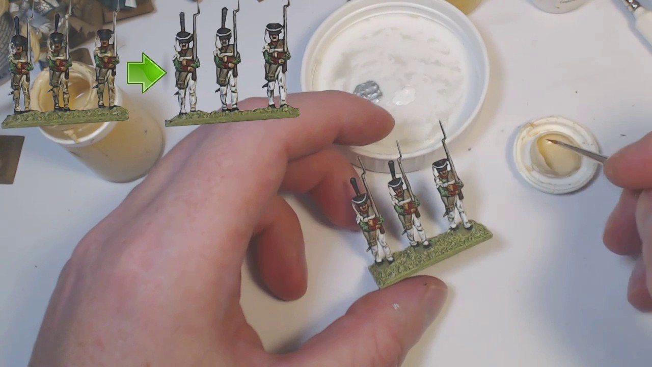 Infanterie russe 1 72, réhausser les couleurs - EP07