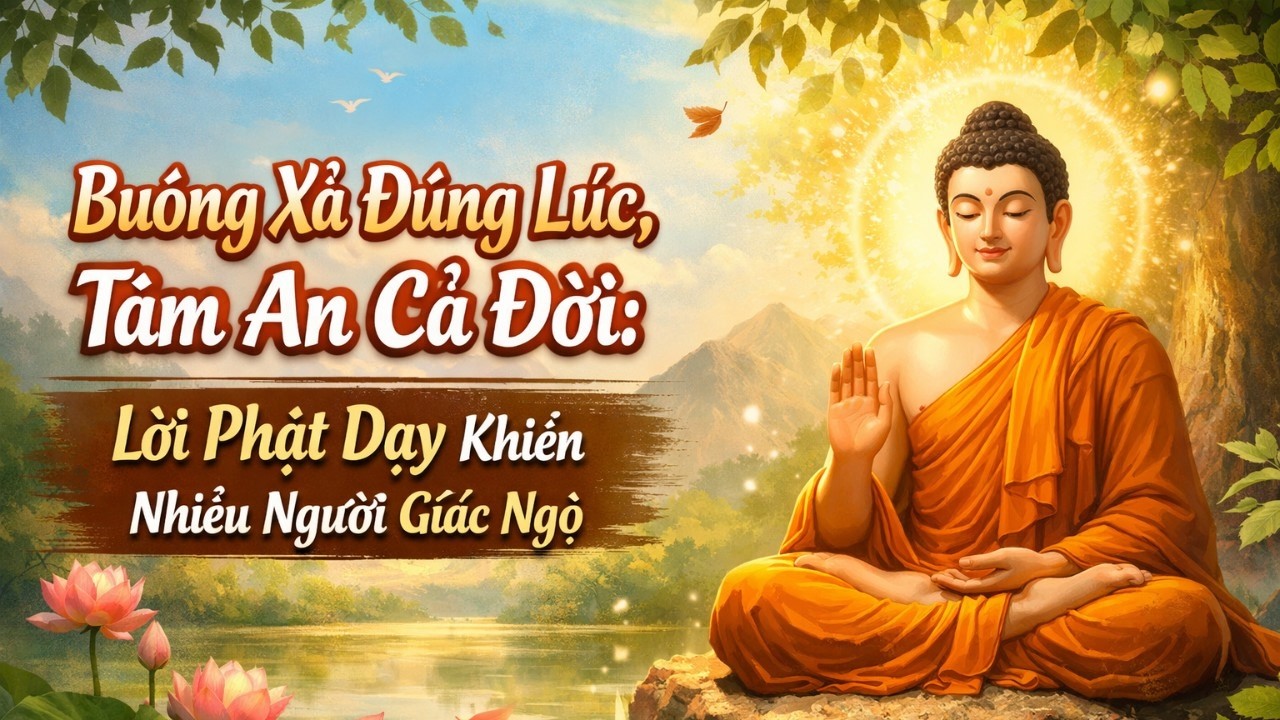 Buông Xả Đúng Lúc, Tâm An Cả Đời Lời Phật Dạy Khiến Nhiều Người Giác Ngộ