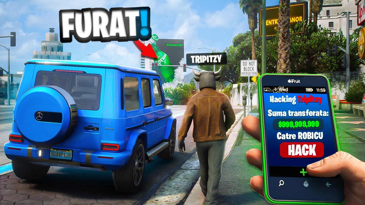 I-AM FURAT CONTUL DE GTA 5 CELUI MAI BUN PRIETEN!!