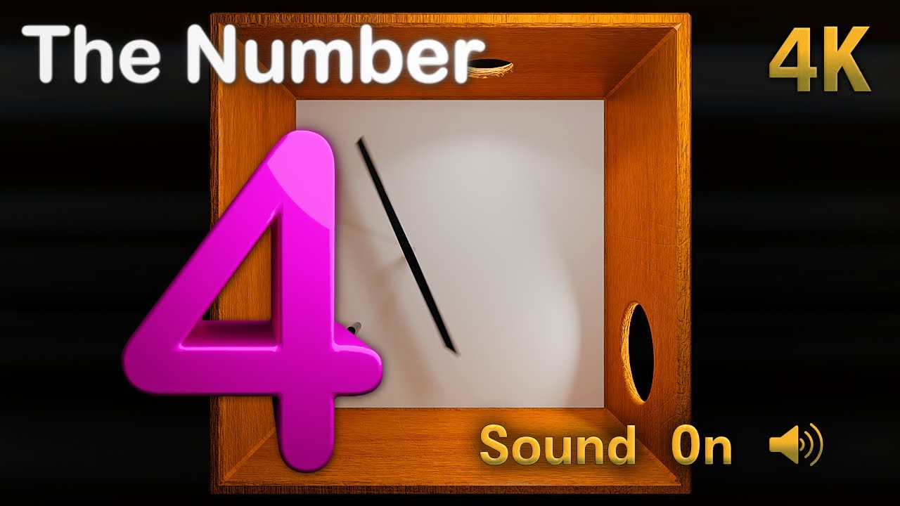 The number 4 from 36 Days Of Type