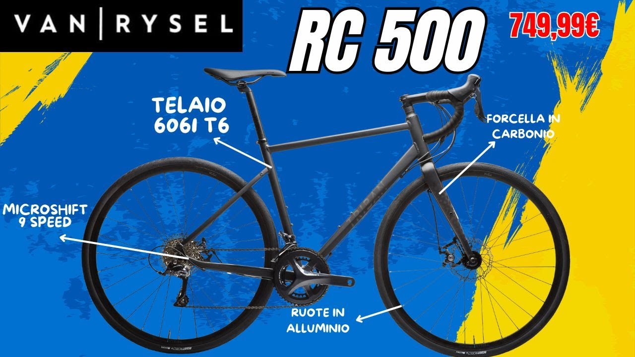 Recensione Bici Decathlon Triban RC 500