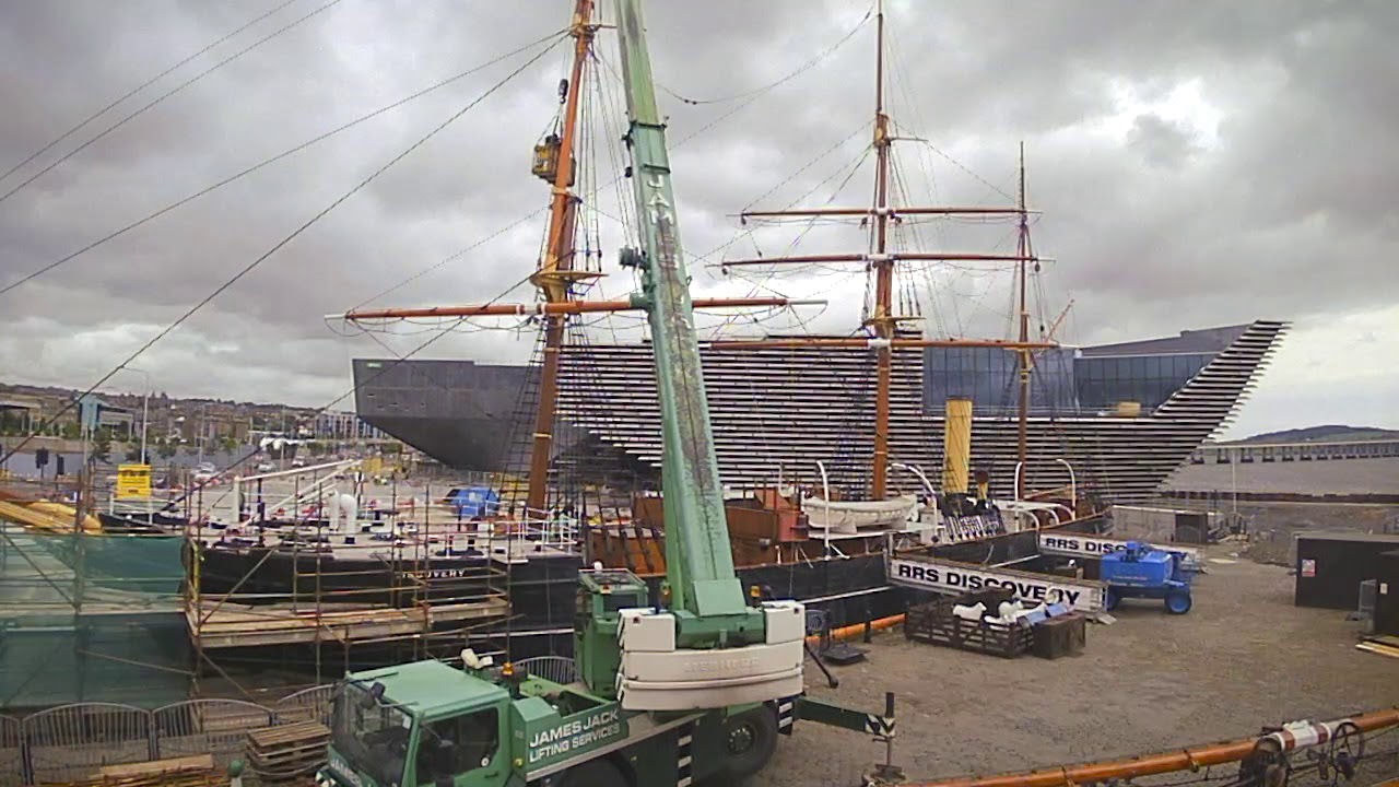RRS Discovery Rigging Project Time-lapse June 2017