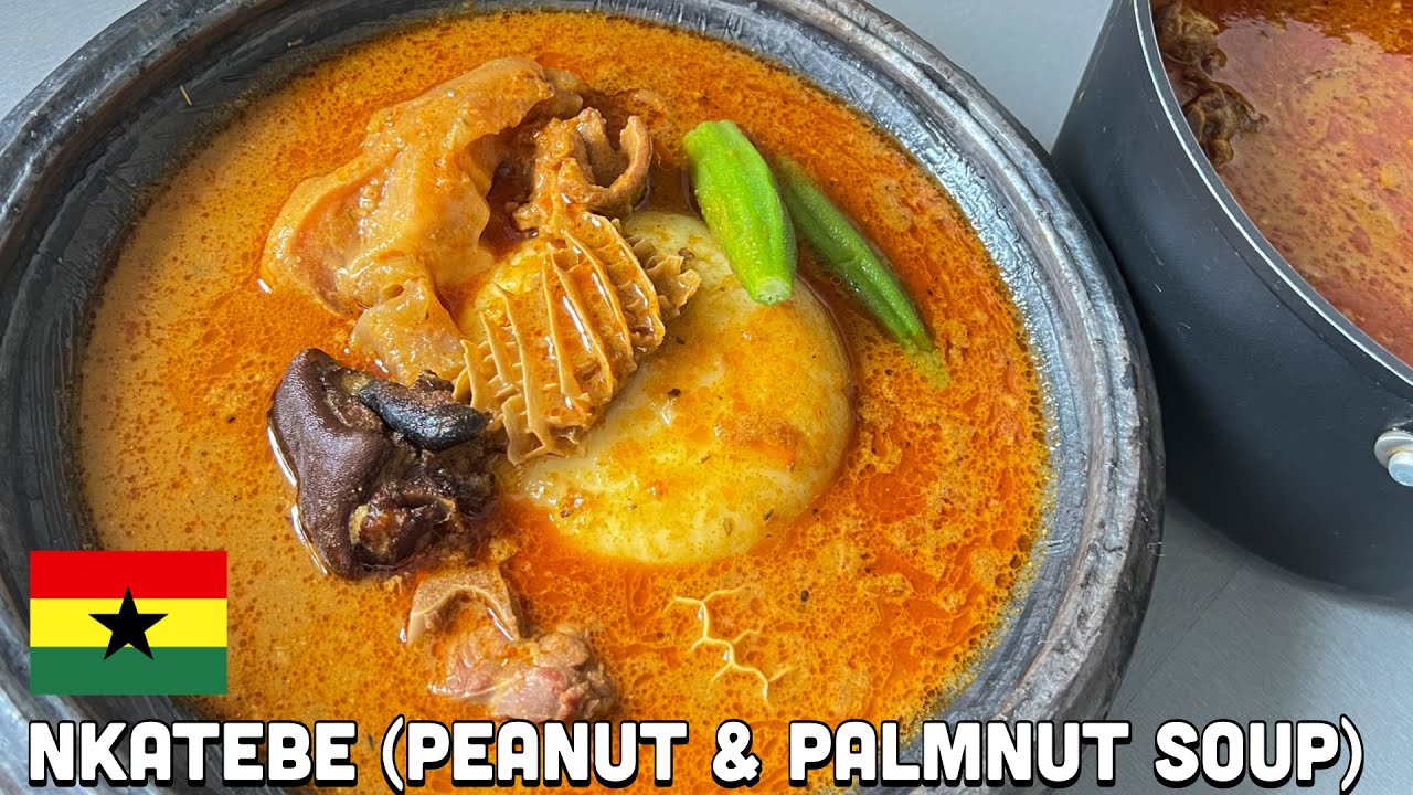 NKATEBE SOUP || AUTHENTIC GHANAIAN NKATEBE SOUP || BEE'SKITCHEN