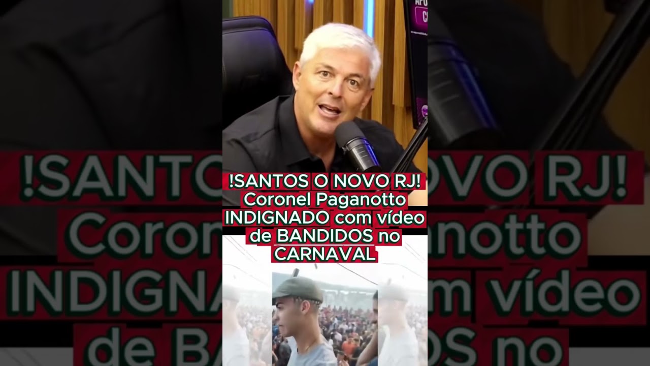 A baixada Santista vai virar o Rio #santos #crime #coronel #rj #podcast