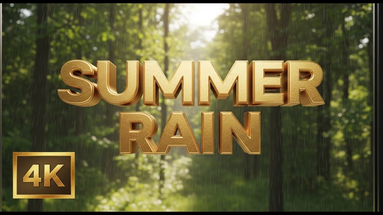 Healing Rain Sounds for Stress Relief & Meditation