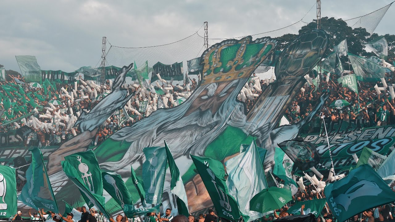Atlético Nacional 1 Vs  Dim 1 | Cánticos y Fiesta de Los Del Sur