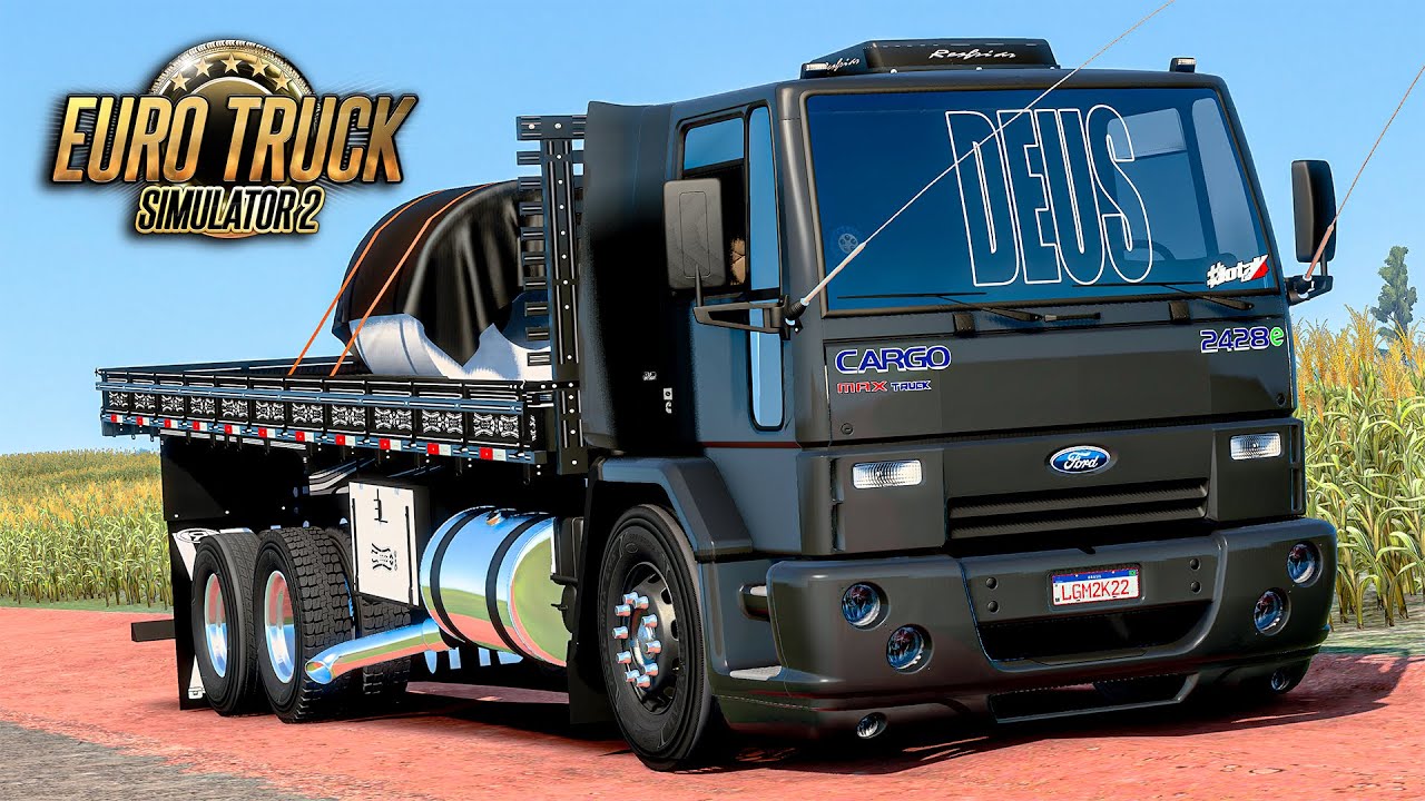 Ford Cargo 2428 Transportando uma Bobina - Euro Truck 2 Mods 1.47