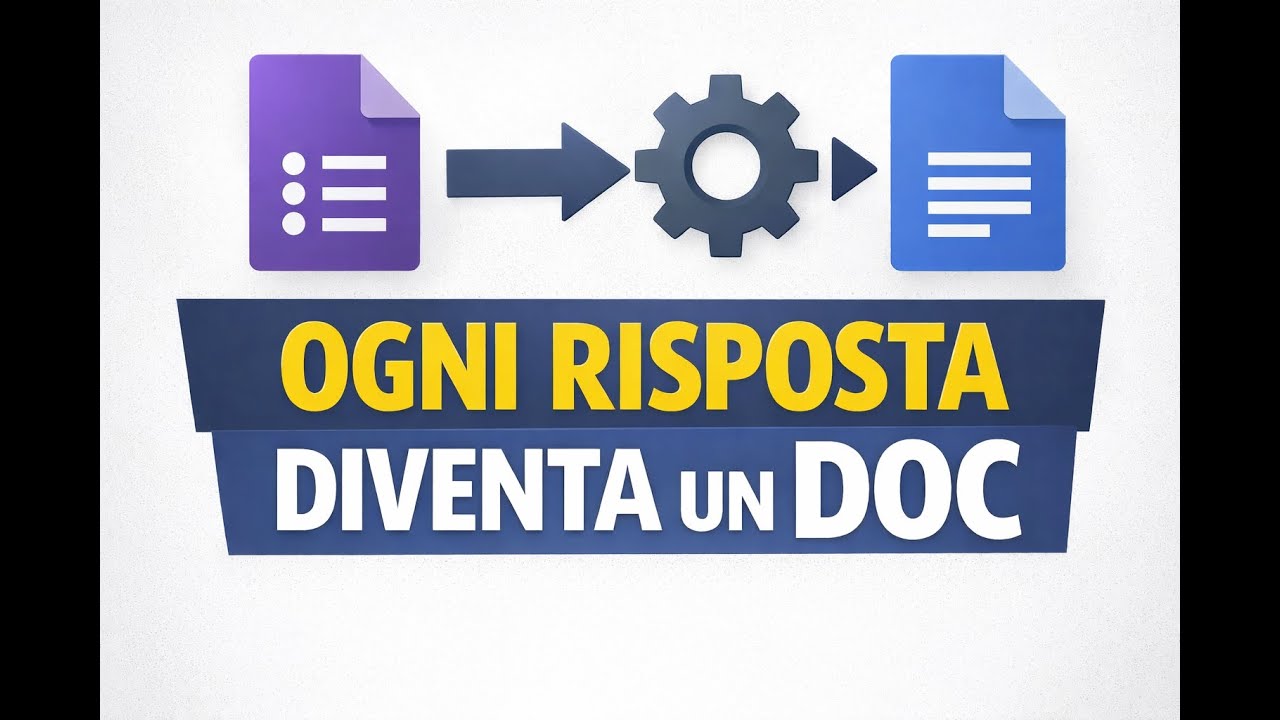 Ogni risposta del Google Form diventa un Documento (Apps Script)