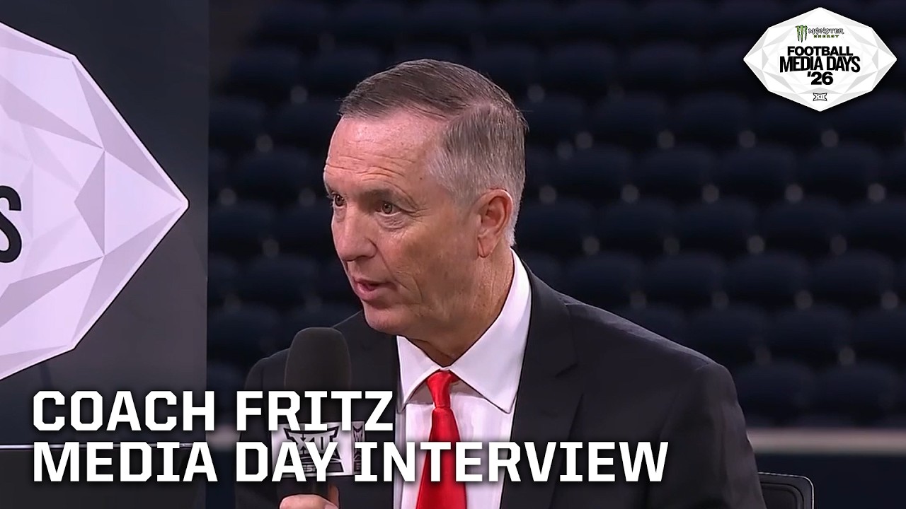 Coach Fritz Interview at 2026 Monster Energy Big 12 Football Media Days