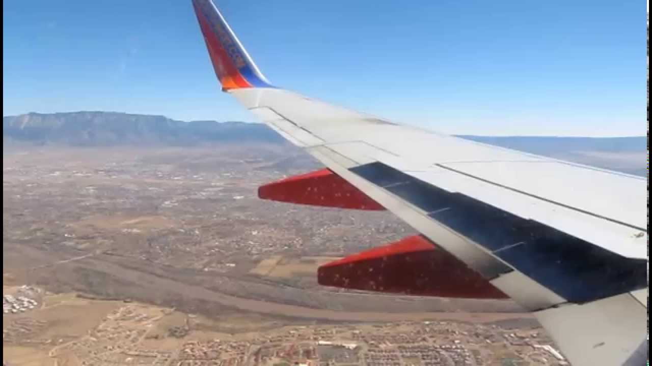 Beautiful Arrival into Albuquerque