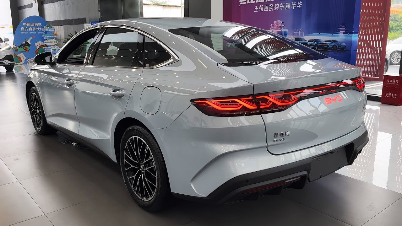 Пробег 2100км BYD Qin L 2024 года. Интерьер и экстерьер в деталях 4K