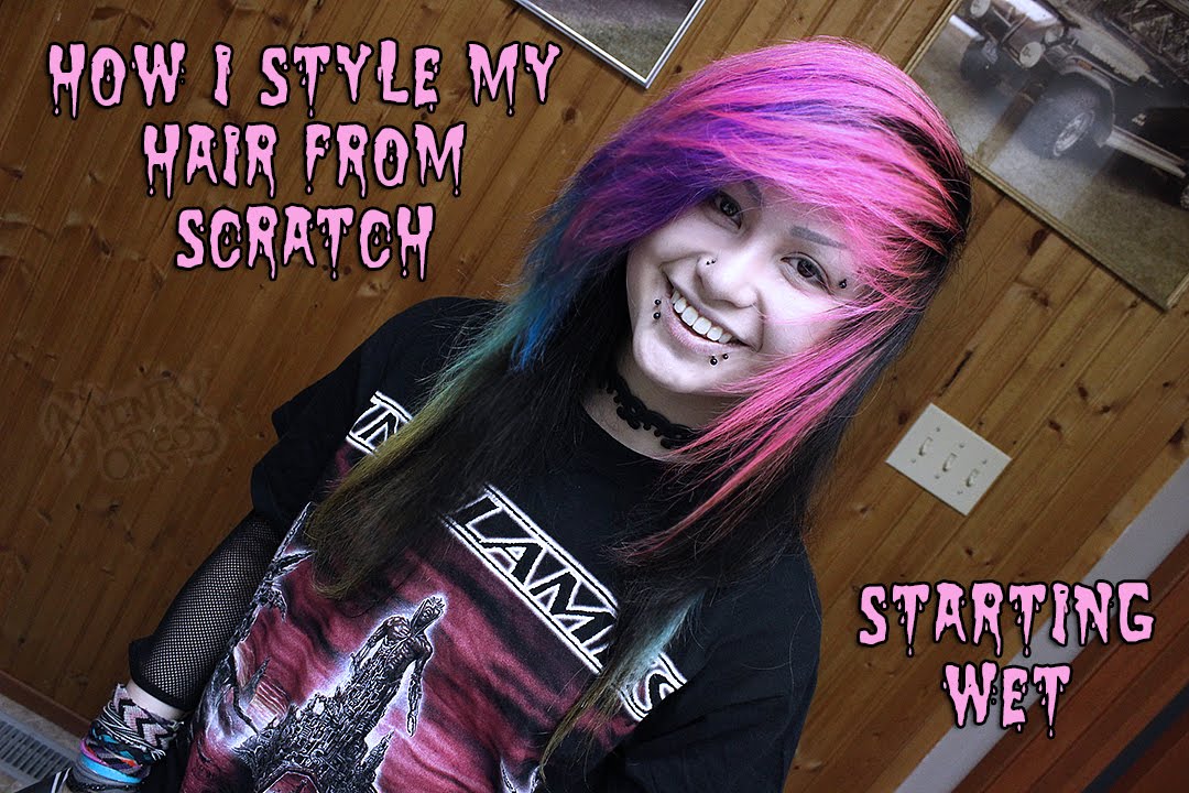Hair From Scratch(wet) Scene/Emo/LargeBang/MassiveCombover/Indie