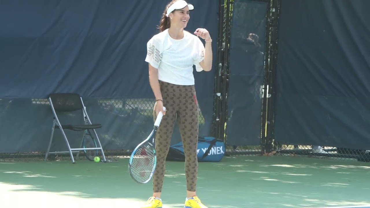 Sorana Cirstea Serve practice