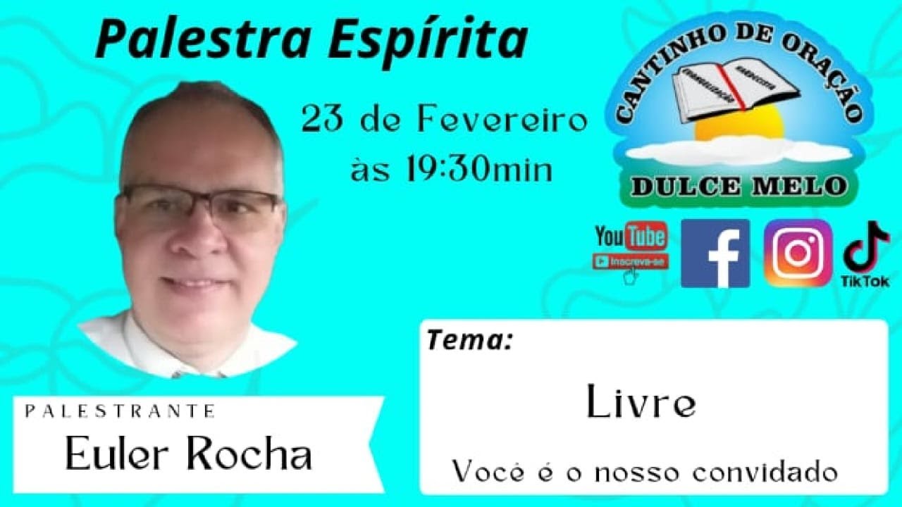 23/02/2026 - Live - Euler Rocha - Tema: Livre