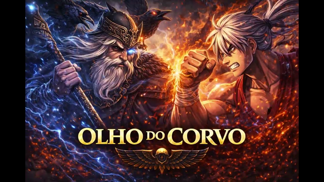 ODIN VS SAKATA KINTOKI | OLHO DO CORVO 🐦‍⬛⚔️ Rap Metalcore Autoral (Shuumatsu no Valkyrie)