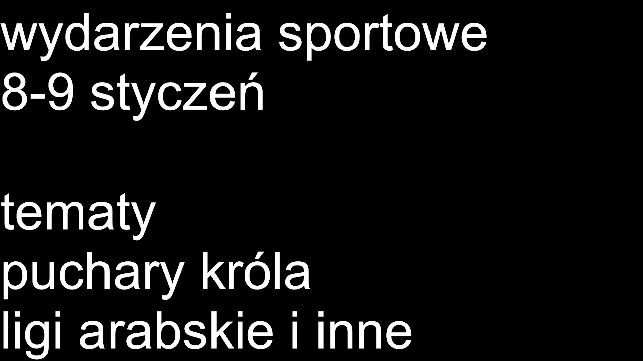 3 odc wydarzenie sportowe