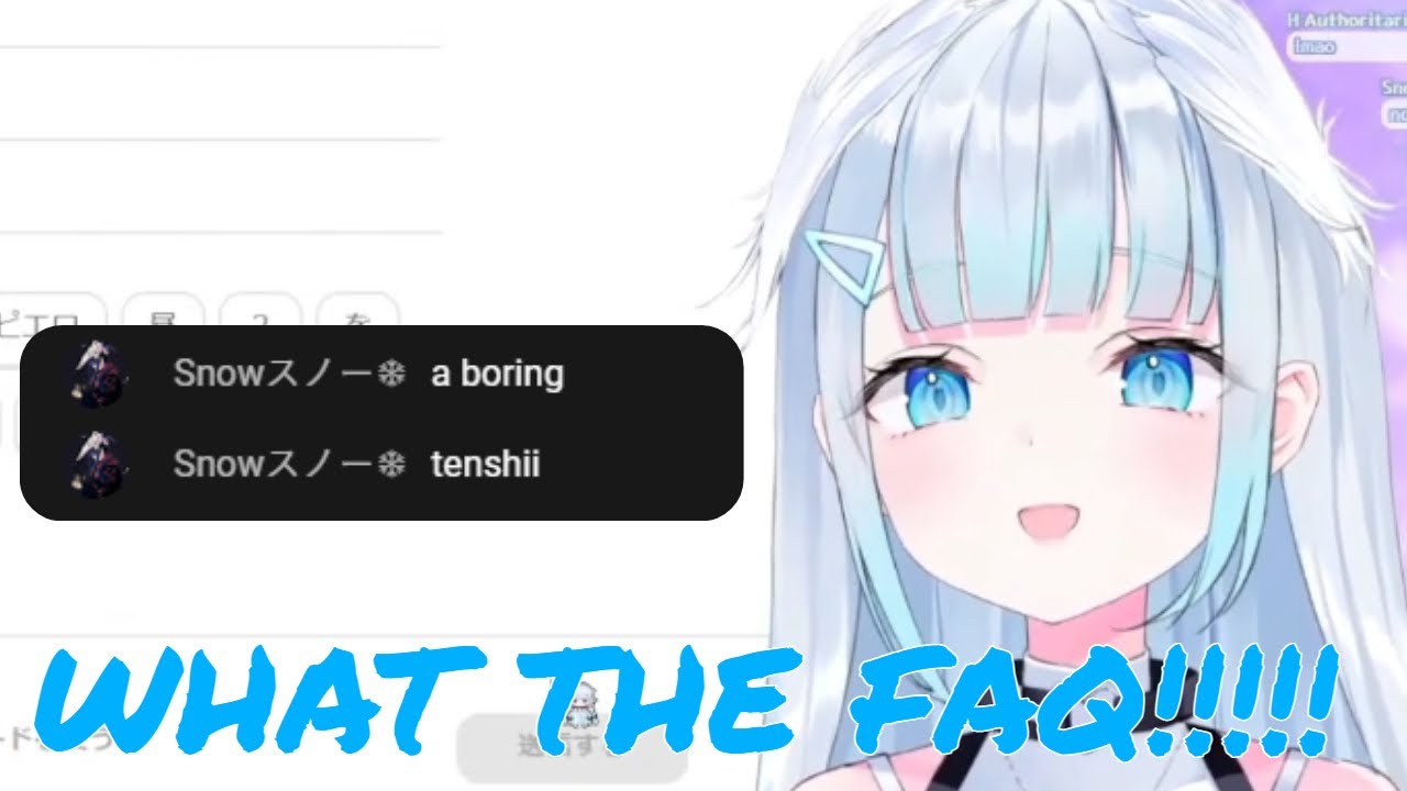 A Boring Tenshi.... WHAT THE FAQ!!!!【Amatsuka Uto】