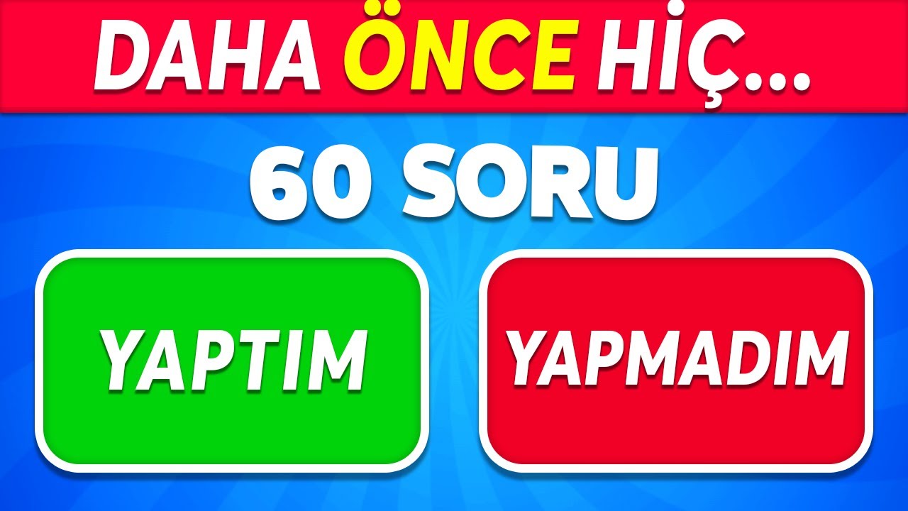 YAPTIM YAPMADIM CHALLENGE 😳✅❌