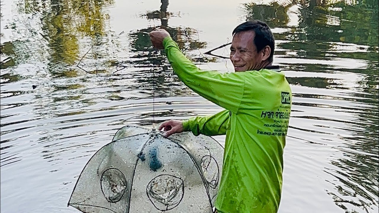 ยามมุ้งดักกุ้งฝอยครับ 🦐🦐 