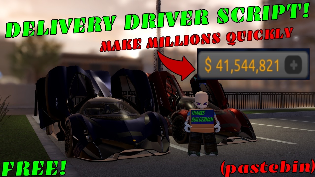BEST delivery driver money script! DRIVING EMPIRE, NO KEY, FREE