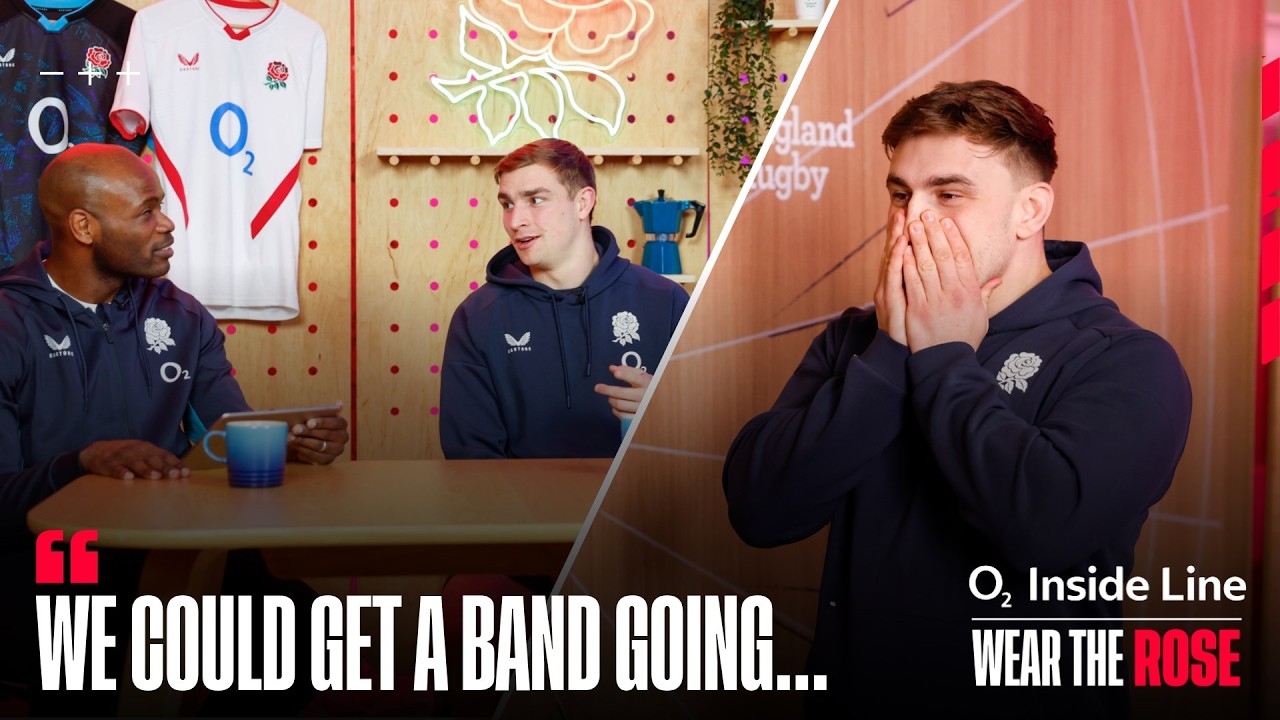 Hidden musical talents in the England Rugby camp 🎶 | O2 Inside Line: Wear The Rose
