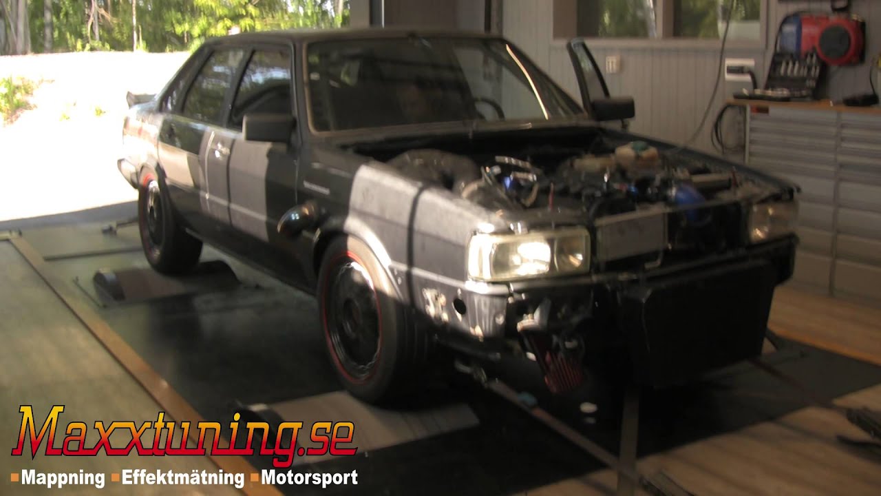 Mappning MaxxECU - 709WHP Audi 80 - Maxxtuning AB