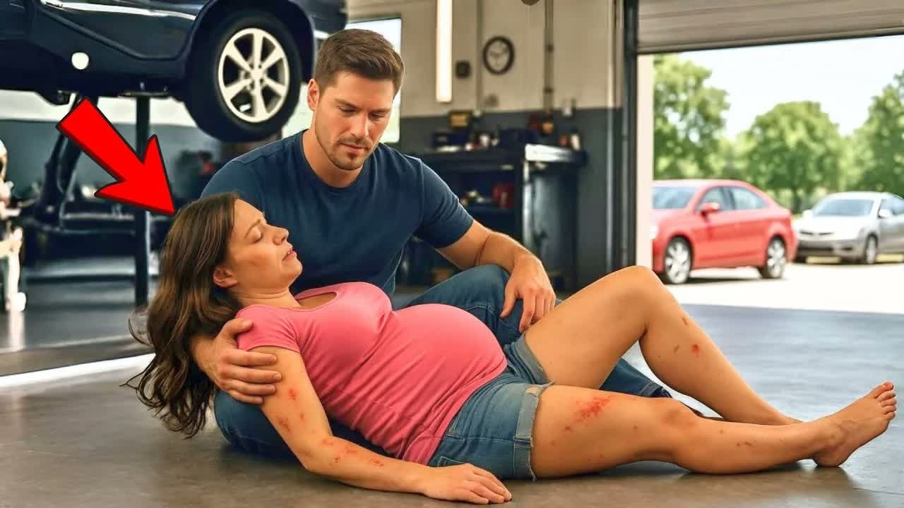 JOVEM GRÁVIDA SE ESCONDEU NUMA OFICINA... MAS NUNCA IMAGINOU QUE AQUELE MECÂNICO MUDARIA SEU DESTINO