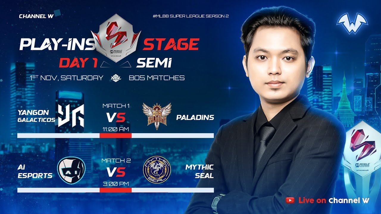 🔴 MSL MM Season 2 | Play-Ins Day 1 OFFICIAL RESTREAM