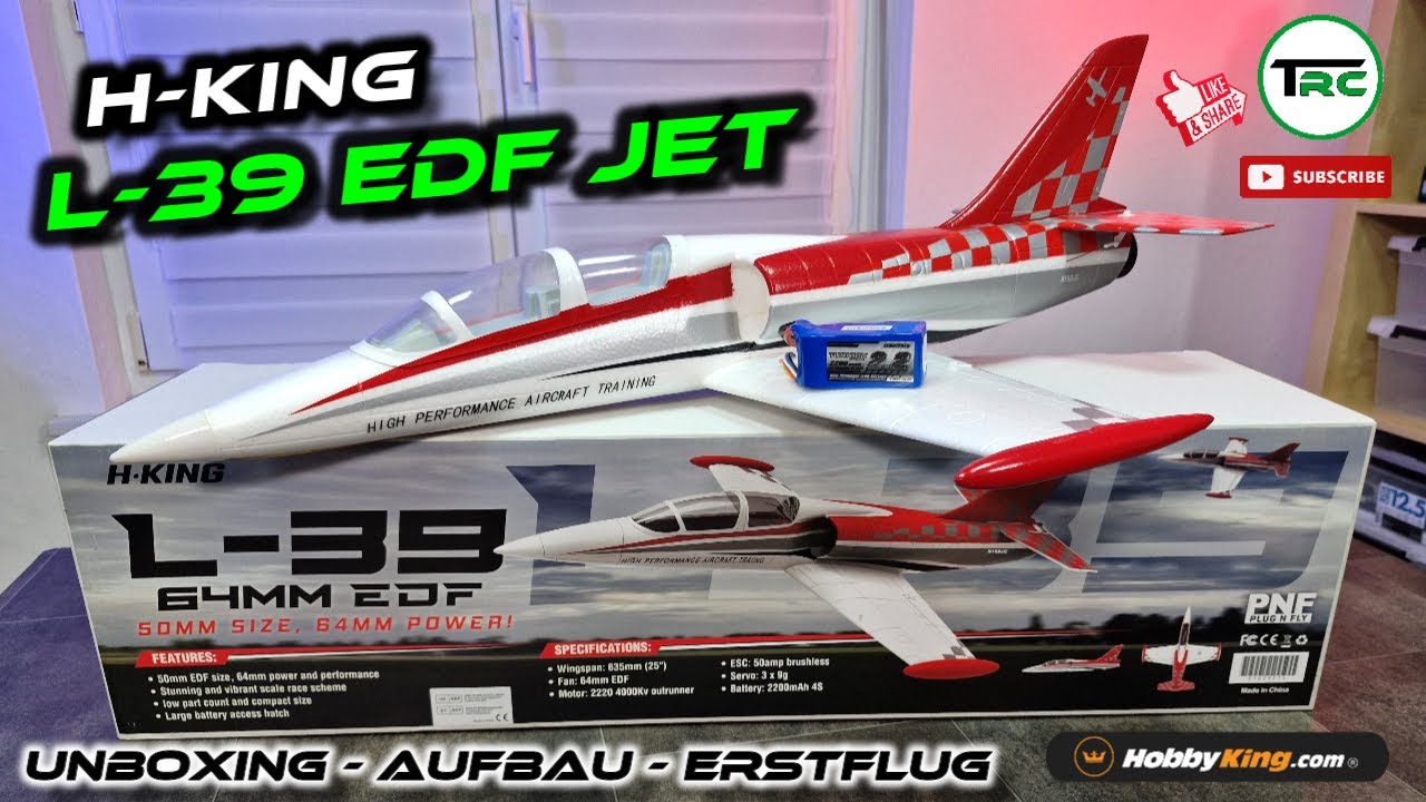 Mini L-39 Albatros EDF JET von HobbyKing - Unboxing | Aufbau | Erstflug | Review | Maidenflight