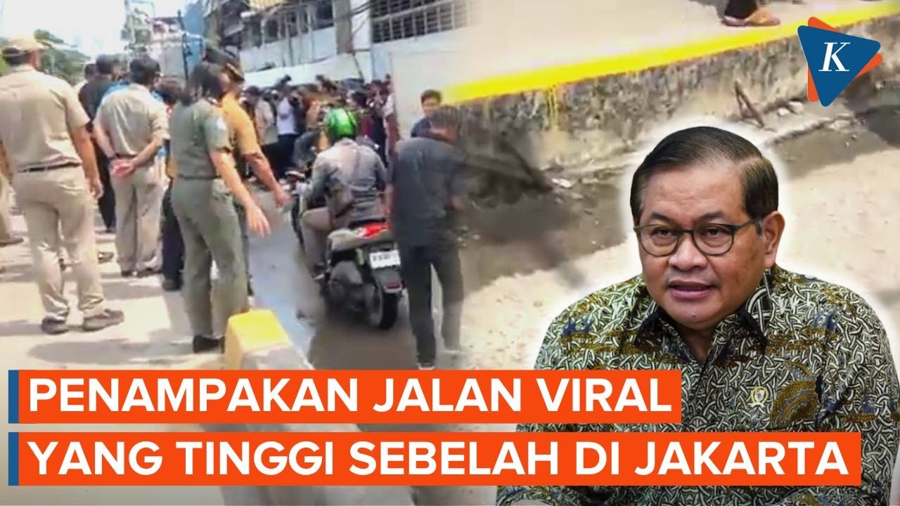 Viral Jalan Beda Tinggi di Penjaringan, Pramono Anung Langsung Cek Lokasi