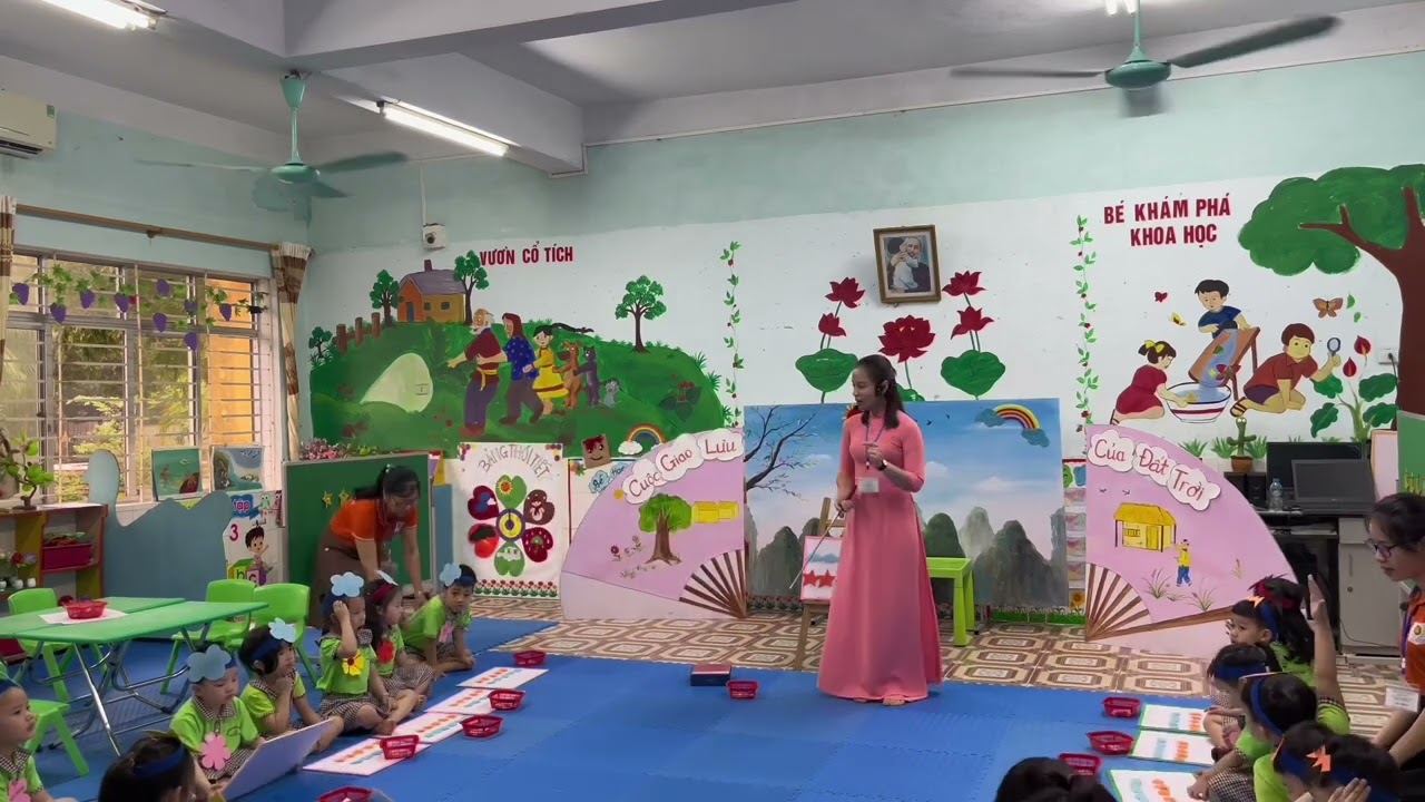 “Đếm đến 5, nhận biết nhóm đối tượng 5 và nhận biết chữ số 5” Tiết học dự thi GVG tỉnh